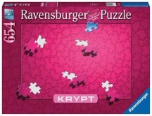 Ravensburger 16564 Krypt Pink Impossible Puzzle 654 Pezzi per Bambini da 3+ Anni