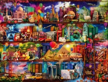 Ravensburger 16685B Miracoloso Puzzle 2000 Pezzi Mondo Dei Libri per Bambini da 12+