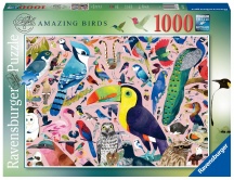Ravensburger 16769 Uccelli Incredibili Puzzle 1000 Pezzi per Bambini da 14+ Anni