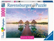 Ravensburger 16908 Rifugio Tropicale Puzzle 1000 Pezzi per Bambini da 14+ Anni