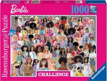 Ravensburger 171590 Barbie Challenge Puzzle 1000 Pezzi per Bambini da 14+ Anni
