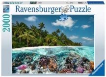 Ravensburger 17441 Un Tuffo Alle Maldive Puzzle 2000 Pezzi per Bambini da 8+ Anni