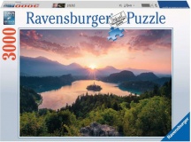 Ravensburger 17445 Lago Di Bled, Slovenia Puzzle 3000 Pezzi per Bambini da 8+ Anni