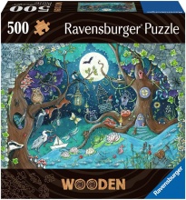 Ravensburger 17516 Puzzle Di Legno Fantasy Puzzle Wooden in Legno 500 Pezzi 10+ Anni