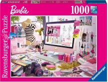Ravensburger 17518 Barbie, Icona Di Stile Puzzle 1000 Pezzi per Bambini da 8+ Anni