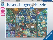 Ravensburger 17597 Libreria Delle Curiosita  Puzzle 1000 Pezzi per Bambini da 8+ Anni