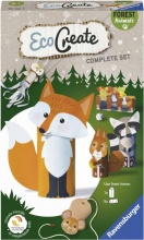 Ravensburger 18132 EcoCreate Mini Animali della Foresta per Bambini da 6+ Anni