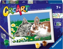 Ravensburger 200740 CreArt Serie E: Riposino Sul Prato da Dipingere Gioco Creativo 7+