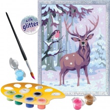 Ravensburger 200788 CreArt Gli Amici del Bosco con Glitter Dipingere Creativo 9+ Anni