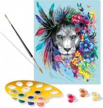 Ravensburger 20130 CreArt Trend Boho Lion da Dipingere Gioco Creativo 14+ Anni