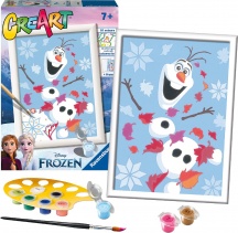 Ravensburger 20172 CreArt Serie E: Frozen Cheerful Olaf da Dipingere Gioco Creativo 7+