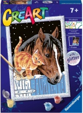 Ravensburger 20217 CreArt Serie D: Insoliti Amici da Dipingere Gioco Creativo 7+ Anni