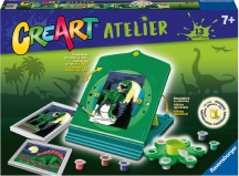 Ravensburger 20256 CreArt Atelier Dinosauri da Dipingere Gioco Creativo 7+ Anni