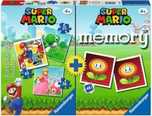 Ravensburger 20831 Puzzle Multipack Memory Super Mario 25, 36, 49 Pezzi 4+