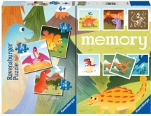 Ravensburger 20986 Memory Dinosauri Multipack con Puzzle 25-36-49 Pezzi 4+