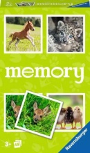 Ravensburger 22458 Memory Animali Gioco di Carte per Tutta la Famiglia 3+ Anni