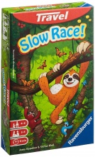 Ravensburger 23468 Slow Race! Gioco da Tavolo Portatile per Bambini da 4+ Anni