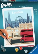 Ravensburger 23525 CreArt City: Londra Kit per Dipingere Gioco Creativo e Relax 14+