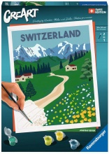 Ravensburger 23536 CreArt Regione Jungfrau in Svizzera Dipingere Gioco Creativo 14+