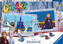 Ravensburger 23556 CreArt Serie Junior: Frozen 2 2 Tavole Dipingere Creativo 5+ Anni