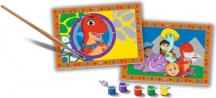 Ravensburger 23559 CreArt Serie Junior: Divertenti unicorni Kit contiene 2 tavole 5+