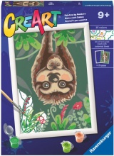 Ravensburger 23567 CreArt Serie D: Bradipo Pigro Dipingere Inclusa Gioco Educativo 7+