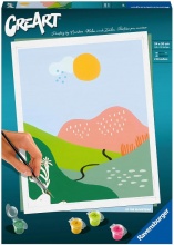Ravensburger 23643 CreArt In montagna Kit per Dipingere Gioco Creativo e Relax 14+