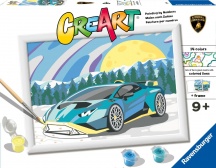 Ravensburger 23664 CreArt Serie D: Lamborghini da Dipingere Gioco Creativo 7+ Anni