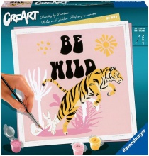 Ravensburger 23665 Cre Be Wild: Tigre Kit per Dipingere Gioco Creativo e Relax 14+