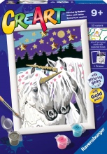 Ravensburger 23710 CreArt Serie E: Unicorni Innamorati da Dipingere Gioco Creativo 9+