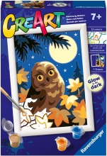 Ravensburger 23711 CreArt Serie E: Civetta Al Chiaro Di Luna Dipingere Creativo 7+