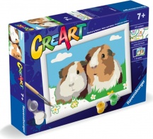 Ravensburger 23940 CreArt Serie E: Porcellini DIndia Dipingere Gioco Educativo 7+