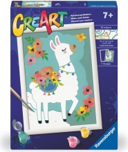Ravensburger 23942 CreArt Serie D: Lama Kit Pittura Bambini Animali Educativo 7+