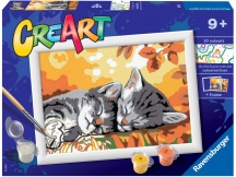 Ravensburger 28932 CreArt Gattini in Autunno da Dipingere Gioco Creativo 9+ Anni