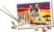 Ravensburger 28937 CreArt Serie D: Tigre Dipingere Gioco Creativo Per Bambini 11+