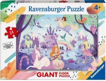Ravensburger 3148 Pavimento Unicorni Puzzle 24 Pezzi per Bambini da 3+ Anni