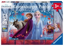 Ravensburger 5009 Frozen 2 Puzzle 12 Pezzi Confezione da 2 per Bambini da 3+ Anni