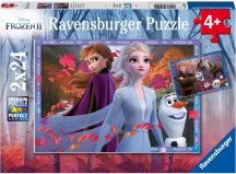 Ravensburger 5010 Frozen 2 Puzzle 24 Pezzi Confezione da 2 per Bambini da 4+ Anni