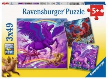 Ravensburger 5678 Creature Mitologiche Puzzle 49 Pezzi Bundle per Bambini da 5+