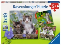 Ravensburger 8046 Gattini Puzzle 49 Pezzi Confezione da 3 per Bambini da 5+ Anni
