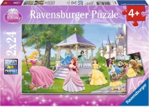 Ravensburger 8865A Principesse Disney Incantevoli Puzzle 24 Pezzi Bundle 4+