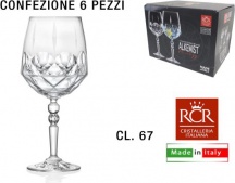 Rcr Cristallerie RCR265220 Set 6 Calici Alkemist Cocktail Capacit� 67 cl Vetro