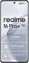Realme 82890 16 Pro+ Smartphone 6.8" 5G RAM 12 Gb Capacit� 512 Gb 200MP Android Grigio