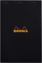 Rhodia 192009C Quaderno per Scrivere A4+ 80 Fogli Nero