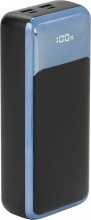 Rivacase VA1080 Powerbank Batteria Portatile 30000 mAh Nero, Blu