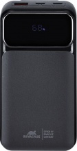 Rivacase VA2221 Powerbank Batteria Portatile 20000 mAh Ricarica Rapida Nero