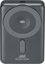 Rivacase VA2608 Powerbank Batteria Portatile 10000 mAh Carica Wireless Nero