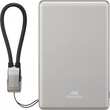Rivacase VA2616 Powerbank 5000 mAh USB-C Carica Wireless Argento
