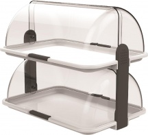 Robe Di Casa ROB179 Vetrinetta Bar Doppia cm 46.5x31.5x40.5h colore Bianco