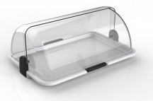 Robe Di Casa ROB178 Vetrinetta Bar Rettangolare cm 46.5x31.5x19.5h colore Bianco